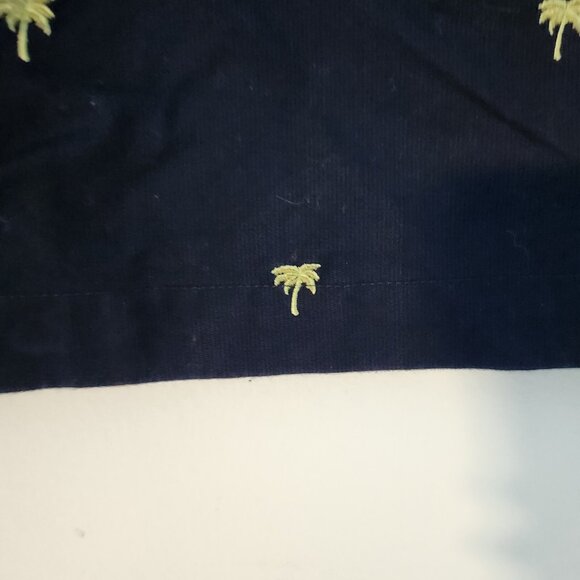 LIZGOLF Skirt Skort Tennis Pickleball Golf Navy Blue Palm Trees Pockets Lined 14 - Picture 6 of 11